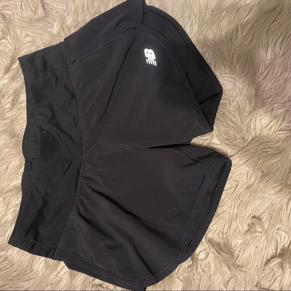 black shorts